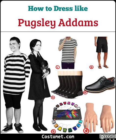 Pugsley Addams (The Addams Family) Costume for Halloween