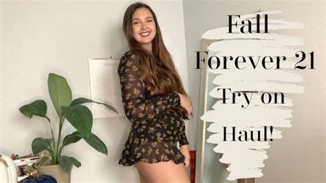 Fall Forever 21 Try On Haul Youtube