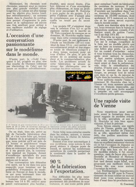 La Page Documents Moteurs Du Mus E Virtuel De Rcmagvintage