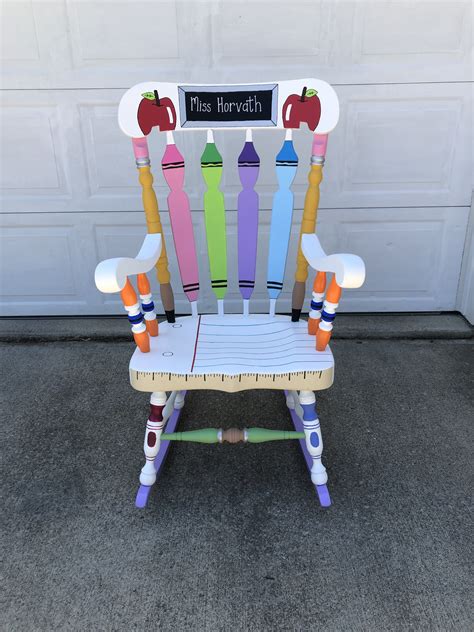 My Diy Teacher Rocking Chair For My Classroom Teacherchair Diy Rockingchair Preschool