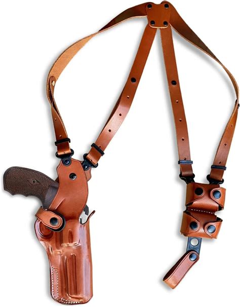 Amazon Premium Leather Vertical Shoulder Holster System With