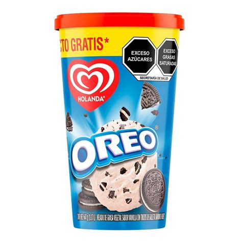 Helado Holanda Oreo Sabor Vainilla Con Trozos De Galleta 1 17 L Walmart