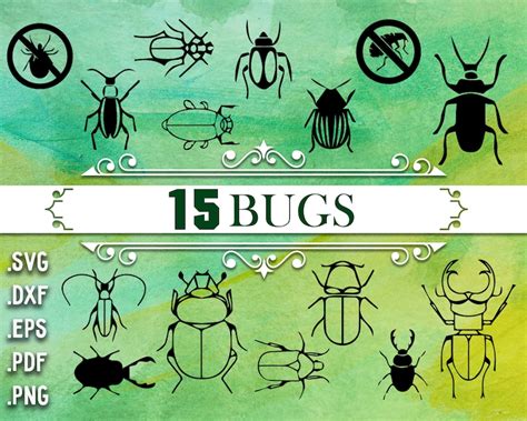 Bugs Svg Beetle Svg Insect Svg Bug Svg Nature Svg Lightning Bug