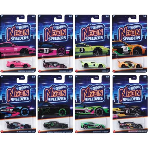 Hot Wheels Themed Neon Speeders Mix 3 2024 Set Of 8 Pcs HLH72 956C Shopee Malaysia