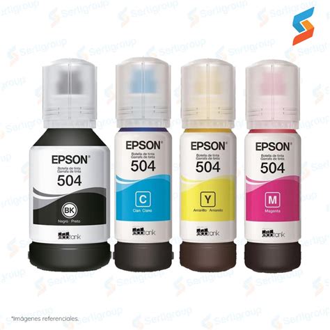 Kit De Tinta Epson T Colores Sertigroup Peru