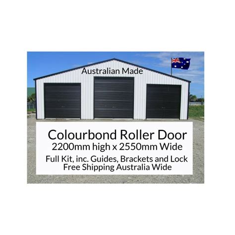 Buy 2 2m H X 2 55m W Oz Made Colorbond Roller Door Full Kit Free Shipping Available Mydeal