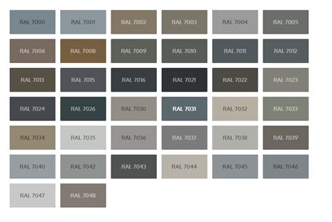 Ral Colour Chart Fisher Motor Factors