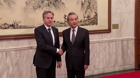 Us Secretary Of State Blinken Meets China S Top Diplomat Wang For Talks