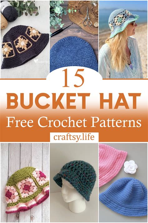 15 Crochet Bucket Hat Patterns For Every Season - Craftsy