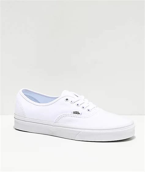 Vans Authentic White Shoes At Zumiez Pdp