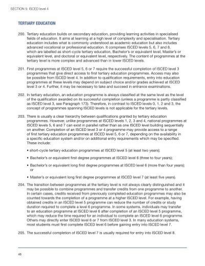 SECTION 9 ISCED