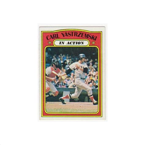 Topps Carl Yastrzemski Card Hof Er Property Room