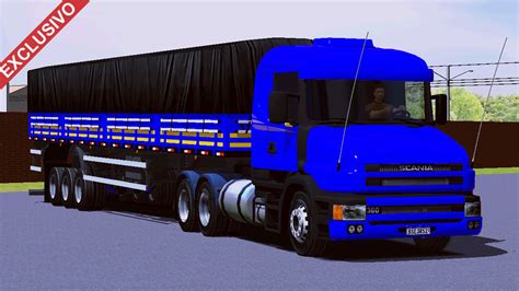 Skin Scania Azul Faixa Na Granel Exclusivo Skins Games Truck