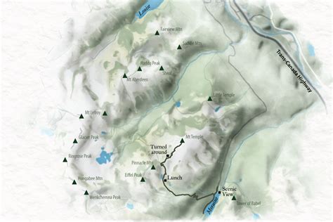 Importance of project notes – NEPA Trails Map terrain – Cartography Class