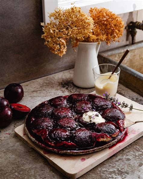 Queen Garnet Plum Tarte Tatin Essentials Magazine Australia