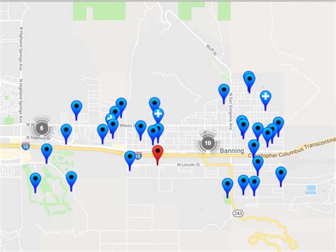 110 Sex Offenders In Banning Beaumont 2018 Halloween Safety Map