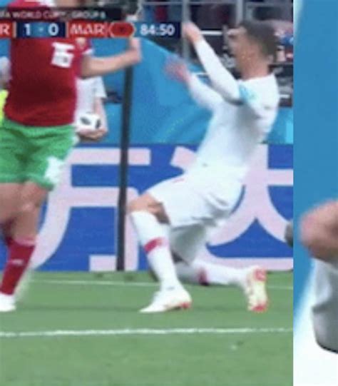 Cristiano Ronaldo Dive Vs Morocco Is Lamest Moment Of World Cup