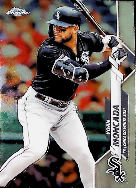 2020 Topps Chrome 145 Yoan Moncada Chicago White Sox Ebay