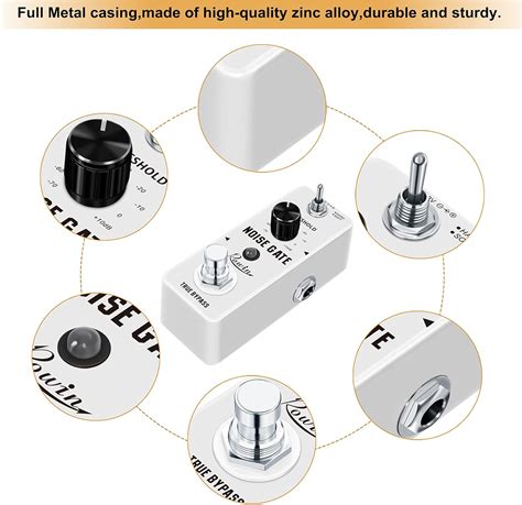 Pedal De Efecto Supresor Noise Gate Noise Killer LEF 319 De Rowin Para