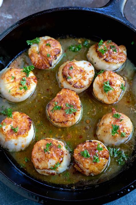 Spicy Pan Seared Scallops Wonkywonderful