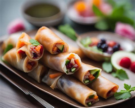 Rouleaux De Printemps Au Magret De Canard Et Fruits D T Cuisine