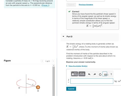 Solved Consider A Particle Of Mass M 18 0 Kg Revolving Chegg