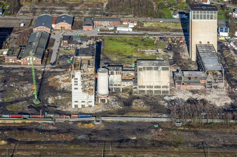 Luftaufnahme Gelsenkirchen Abrissarbeiten Auf Dem Gel Nde Der Dsk