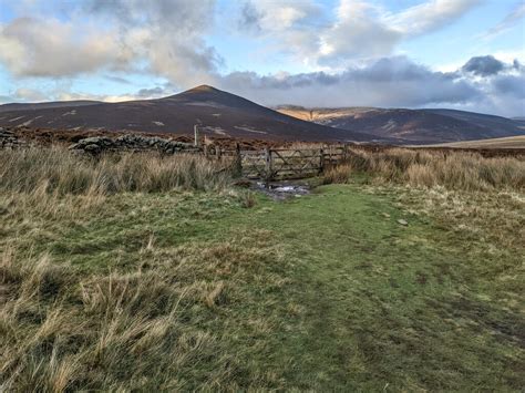 Gates And A Marker Post Below Burnt David Medcalf Cc By Sa