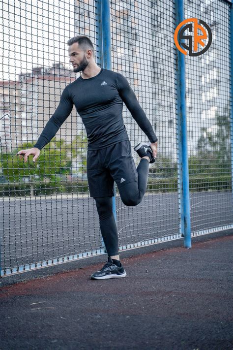 Компрессионная одежда мужская спортивная костюм Adidas 5в1 для ...