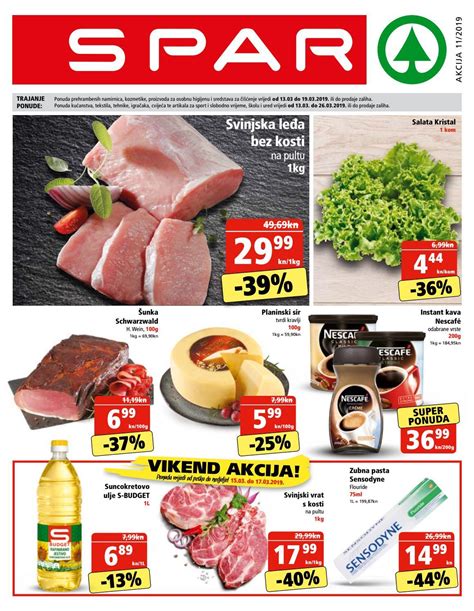 Spar Katalog Marketa Od 13 26 03 2019 By Catalog Hr Issuu