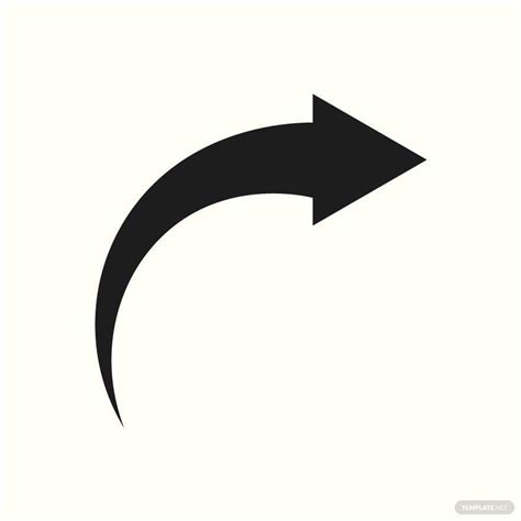 Free Curved Arrow Vector - Download in Illustrator, EPS, SVG, JPG, PNG ...