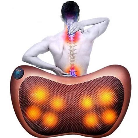 Plastic Brown Neck Pillow Massager at Rs 500/piece in Surat | ID: 26531646091