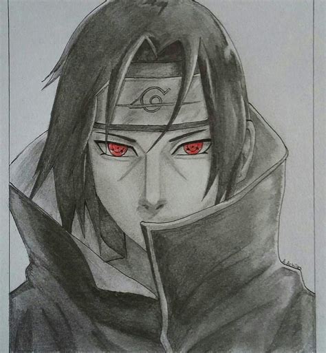 Itachi Uchiha Drawing Face