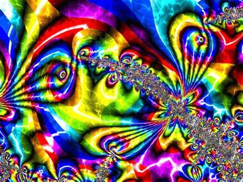 Rainbow Crazy Neon Tie Dye Patterns Pretty Pictures