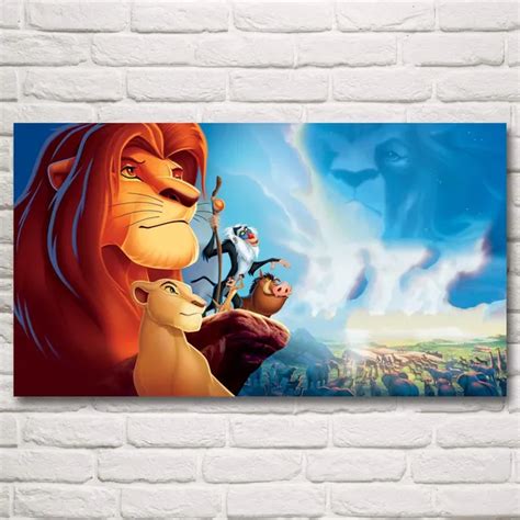 The Lion King Movie Art Silk Fabric Poster Prints Home Wall Decor Pictures Painting 11x20 16x29 ...