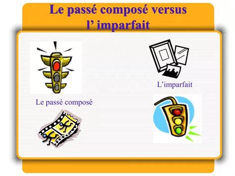 Ppt Le Pass Compos Versus L Imparfait Powerpoint Presentation