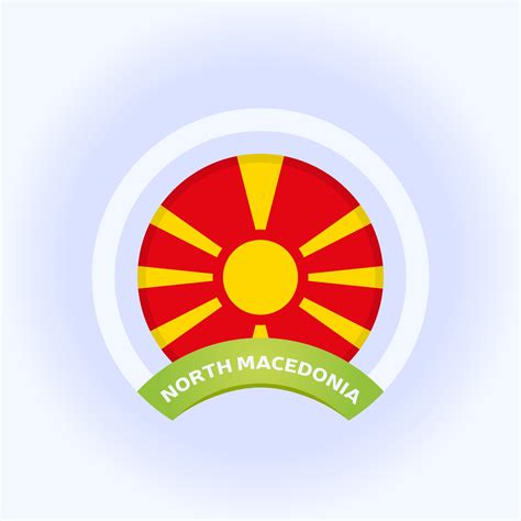 north Macedonia flag 2033845 Vector Art at Vecteezy