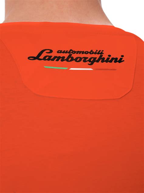 Automobili Lamborghini Iconic Big Shield Crew Neck T Shirt