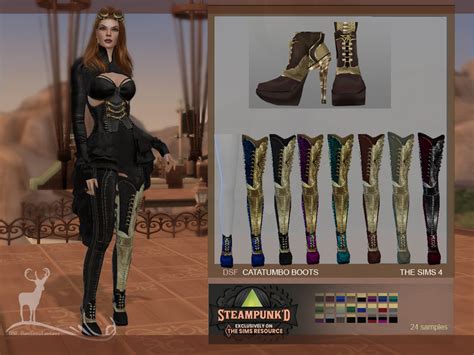 The Sims Resource Steampunked Catatumbo Boots