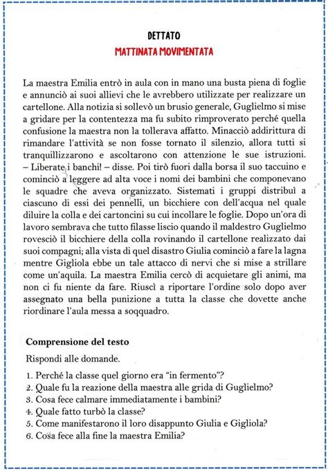 Pin Di Manuela Su Classe Quarta Lettura Terza Elementare Lettura