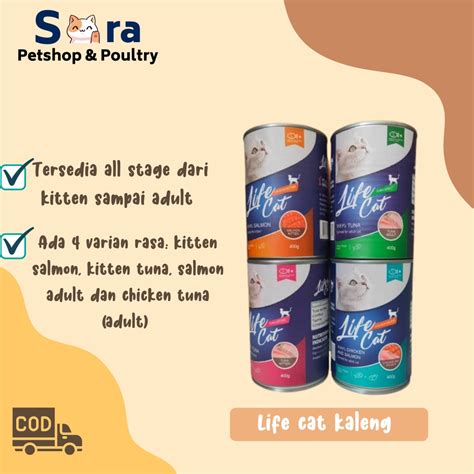 Jual Life Cat Kaleng Wetfood Kaleng Murah Gr Lifecat Kaleng Murah