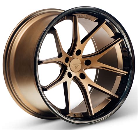 Ferrada Fr2 Matte Bronze W Gloss Black Lip 20x9 20x105 Staggered Wheels