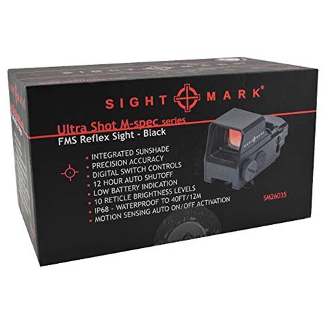 Sightmark Ultra Shot M Spec Fms Reflex Sight Sm With Integrated