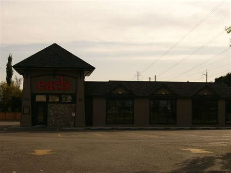 Menu of Earls, Red Deer, Red Deer