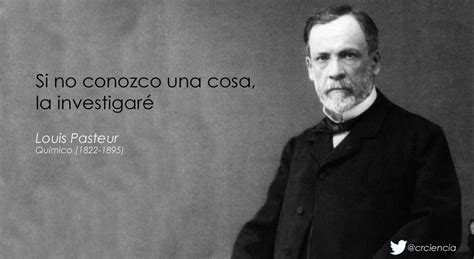 Si No Conozco Una Cosa La Investigar Louis Pasteur Frases