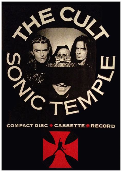 The Cult 'Sonic Temple' Promo Poster - Billy Duffy