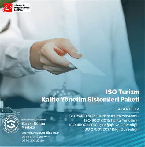 Iso Turizm Kalite Y Netim Sistemi Sertifika Program