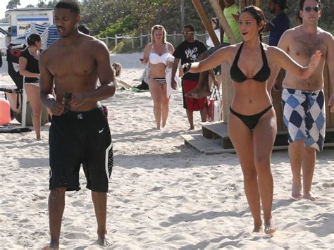 Michael B Jordan With Hot Girl On Beach GotCeleb
