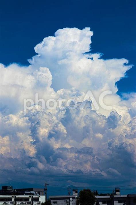 積乱雲 入道雲 夏空 No 23008042｜写真素材なら「写真ac」無料（フリー）ダウンロードok