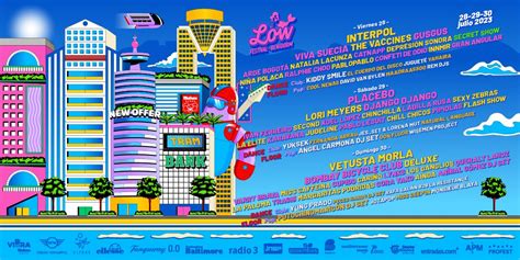 Horarios Del Low Festival Mercadeo Pop